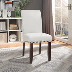 Copper Grove Five Bridge Eco Parsons Faux Leather Nailhead Chair