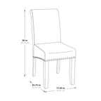 Copper Grove Five Bridge Eco Parsons Faux Leather Nailhead Chair