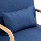 Upholstered Armchair Leisure Chair Accent Chairs Set of 2 with Pillow
