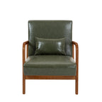 Upholstered Armchair Leisure Chair Accent Chairs Set of 2 with Pillow
