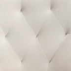 SEYNAR Modern Dining Chairs Set of 6, Velvet Accent Chair Tufted Back Armless Chair with Back Pull