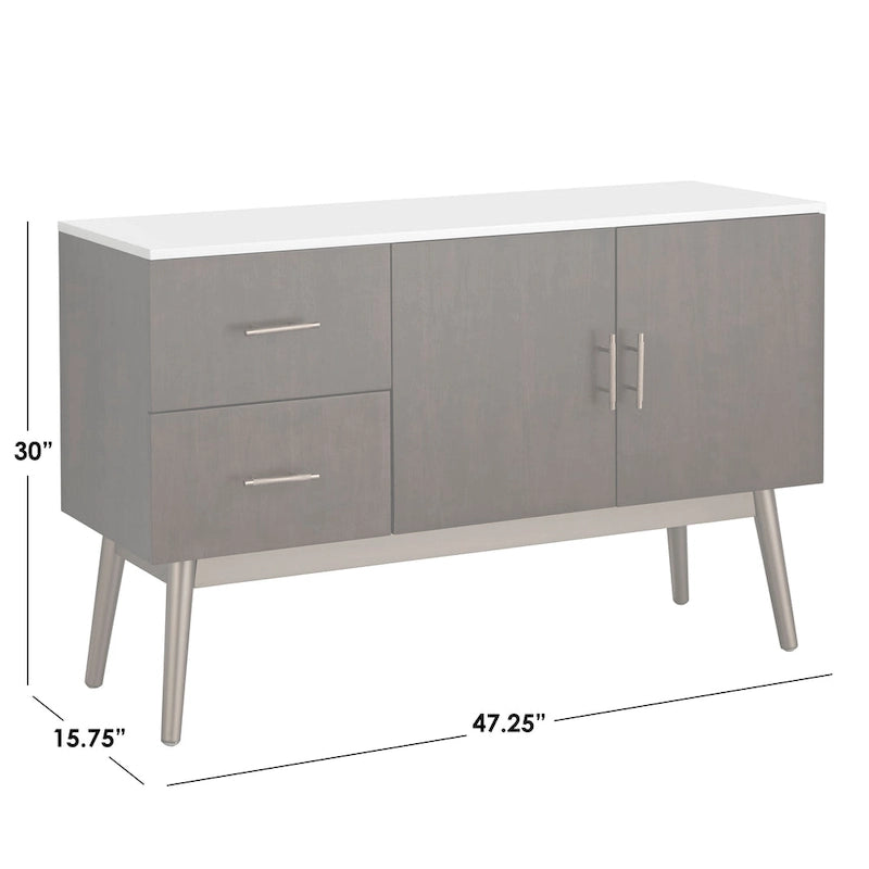 Simple Living Stacy Mid-Century Buffet/Sideboard