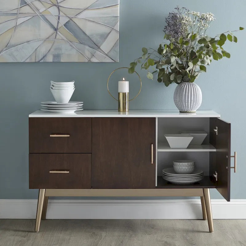 Simple Living Stacy Mid-Century Buffet/Sideboard