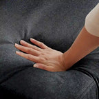 Modern Sectional Sofa Couch L Shaped With Chaise Storage Ottoman and Side Bags For Living Room