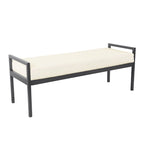 HomePop Modern Metal Bench