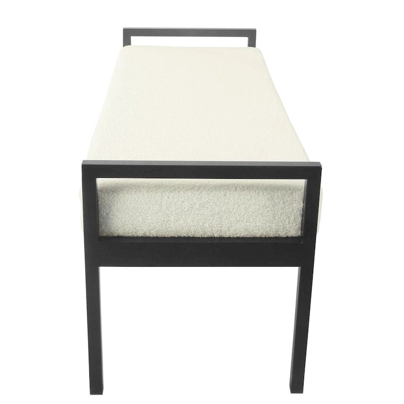 HomePop Modern Metal Bench