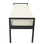 HomePop Modern Metal Bench