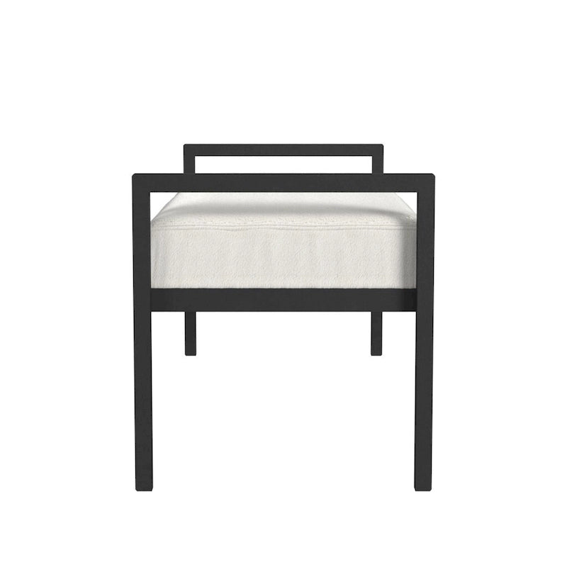 HomePop Modern Metal Bench