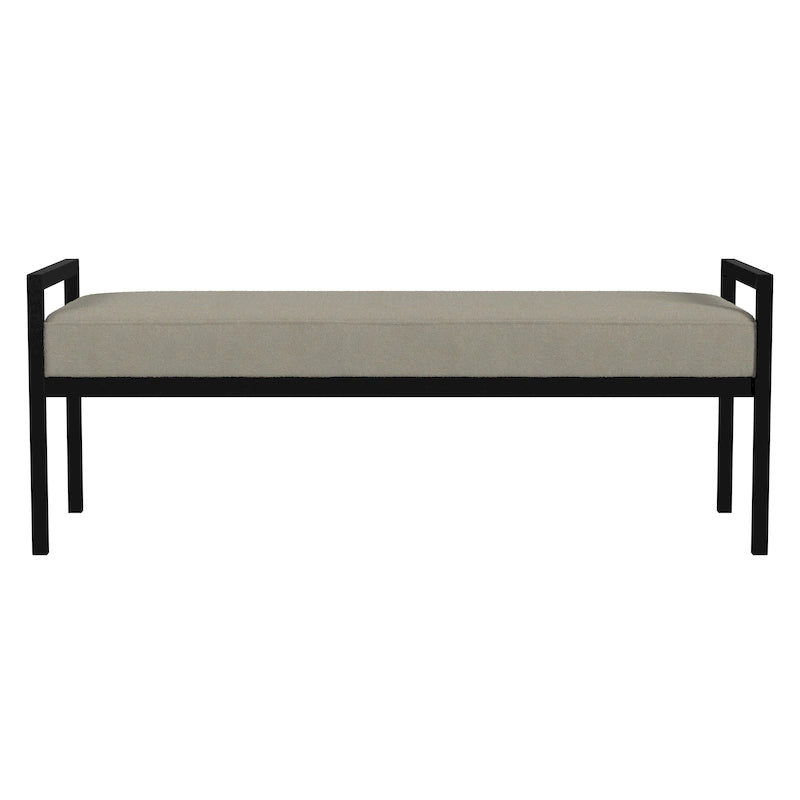 HomePop Modern Metal Bench