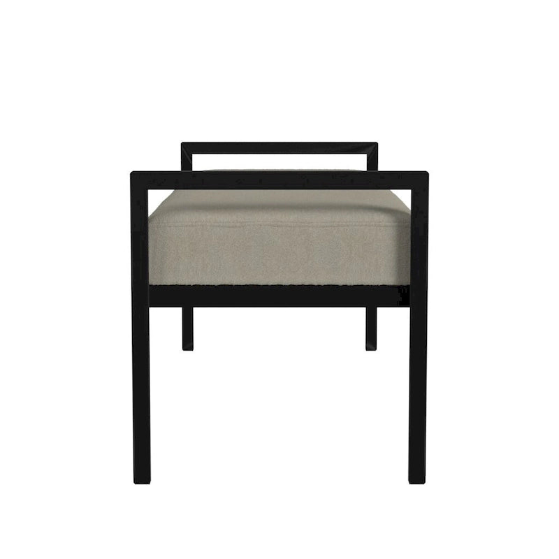 HomePop Modern Metal Bench
