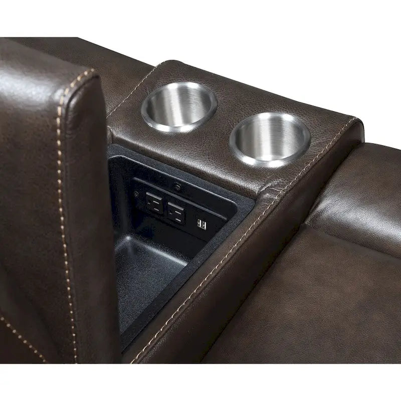 Steve Silver Ferndale 3-Piece Power Reclining Top Grain Leather Set