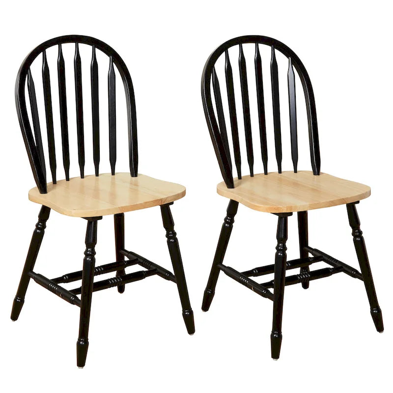 Simple Living Carolina Solid Wood Spindle Dining Chairs (Set of 2)