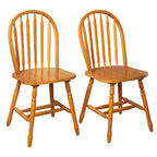 Simple Living Carolina Solid Wood Spindle Dining Chairs (Set of 2)