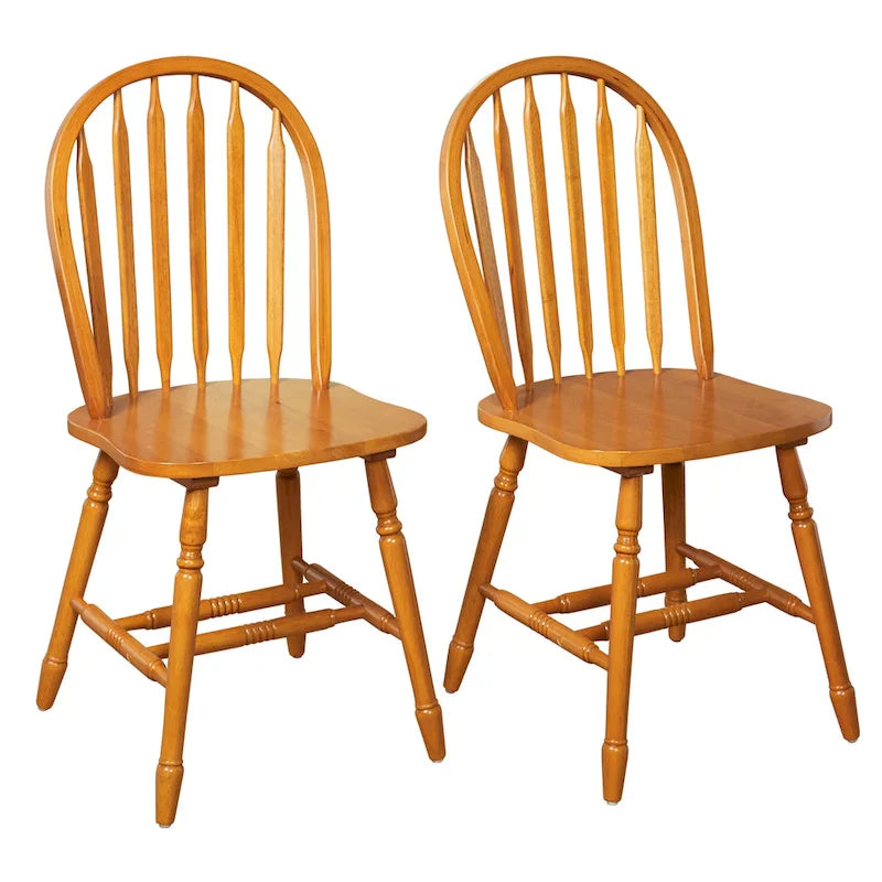 Simple Living Carolina Solid Wood Spindle Dining Chairs (Set of 2)