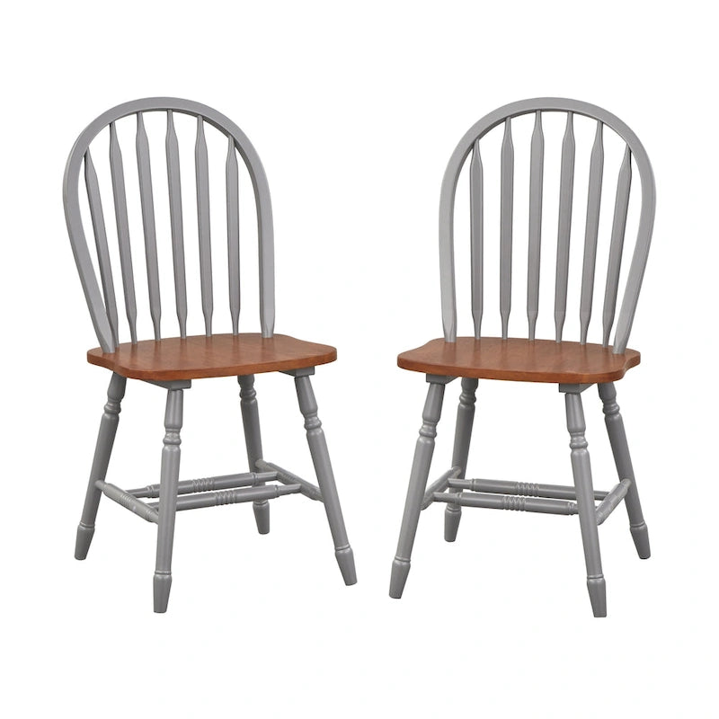 Simple Living Carolina Solid Wood Spindle Dining Chairs (Set of 2)
