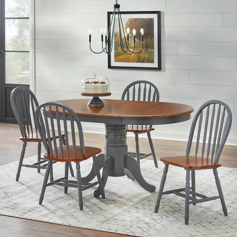 Simple Living Carolina Solid Wood Spindle Dining Chairs (Set of 2)