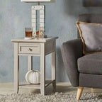 Zayden 1-drawer Side Table with Charging Station by iNSPIRE Q Bold