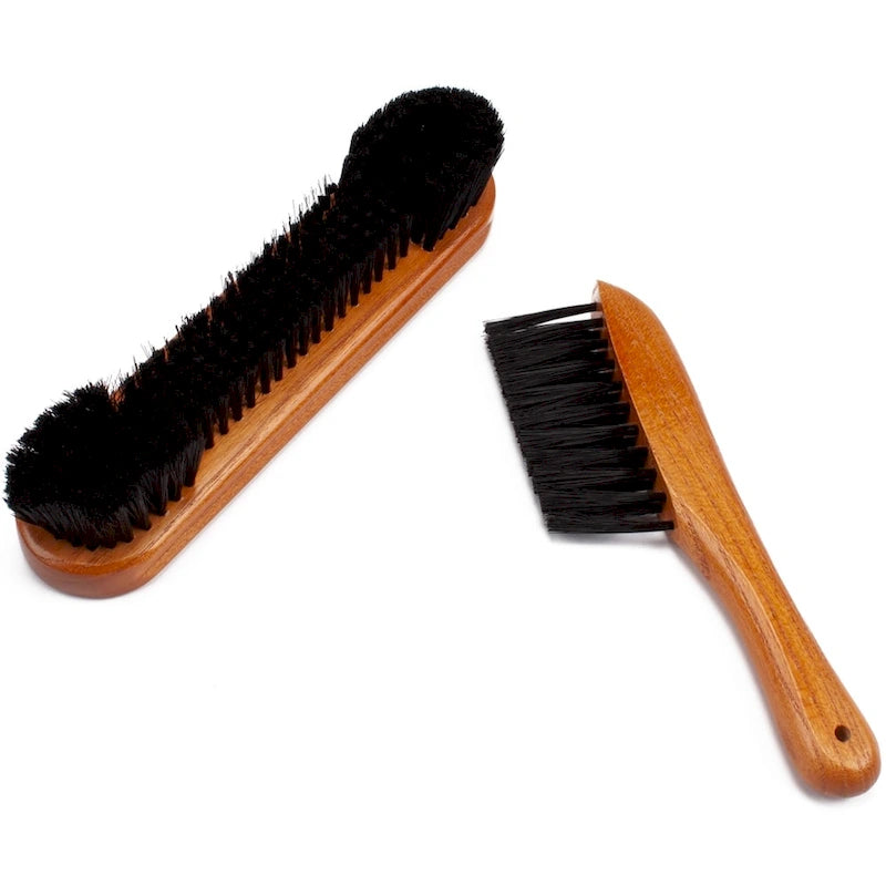 GSE 2-Piece Solid Wood Billiard Pool Table Brush and Rail Brush Set. Billiard Pool Table Accessories