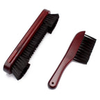 GSE 2-Piece Solid Wood Billiard Pool Table Brush and Rail Brush Set. Billiard Pool Table Accessories