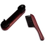 GSE 2-Piece Solid Wood Billiard Pool Table Brush and Rail Brush Set. Billiard Pool Table Accessories