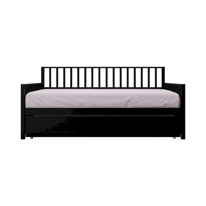 CraftPorch Classic Wooden Twin Size Daybed With Trundle