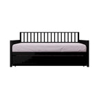 CraftPorch Classic Wooden Twin Size Daybed With Trundle