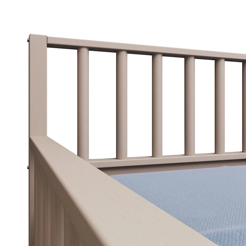 CraftPorch Classic Wooden Twin Size Daybed With Trundle