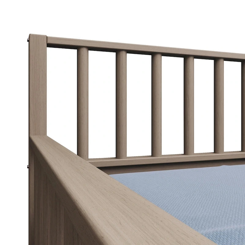 CraftPorch Classic Wooden Twin Size Daybed With Trundle