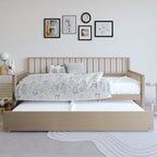 CraftPorch Classic Wooden Twin Size Daybed With Trundle