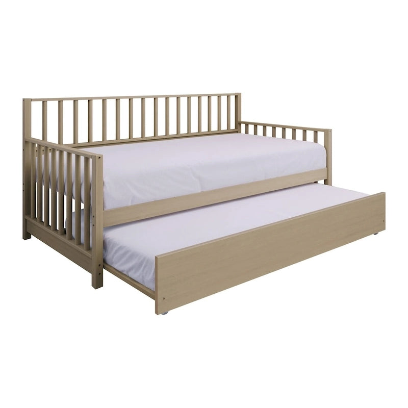 CraftPorch Classic Wooden Twin Size Daybed With Trundle