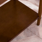 Coastal Charging Nightstand Side Table One Drawer