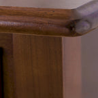 Coastal Charging Nightstand Side Table One Drawer