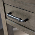 Leick Home One Drawer Traditional Cherry Tray Edge Side Table with Shelf