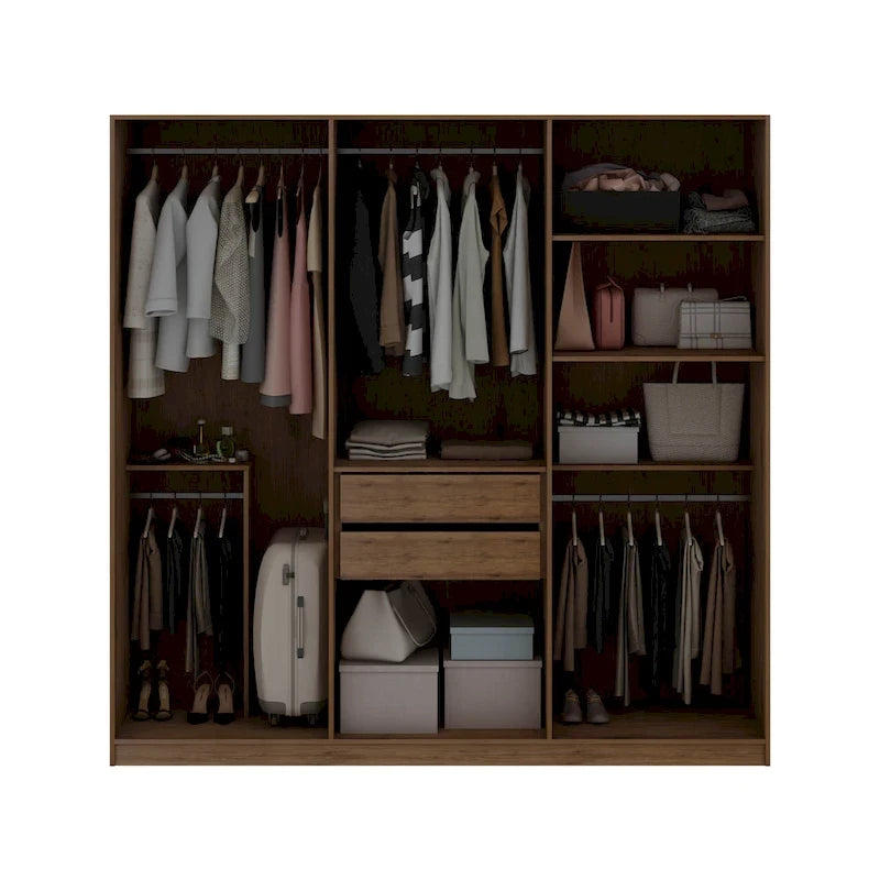 Gramercy Modern Freestanding Wardrobe Armoire Closet
