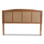 Carson Carrington Ugglom Wood and Synthetic Rattan Headboard