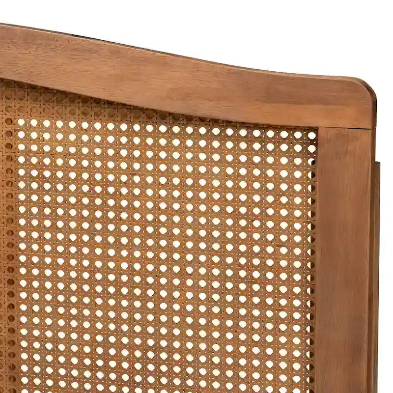 Carson Carrington Ugglom Wood and Synthetic Rattan Headboard