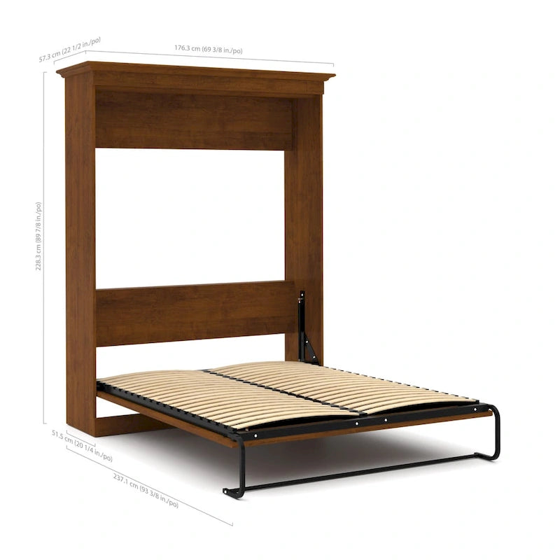 Versatile 70W Queen Murphy Bed for Multipurpose Room by Bestar