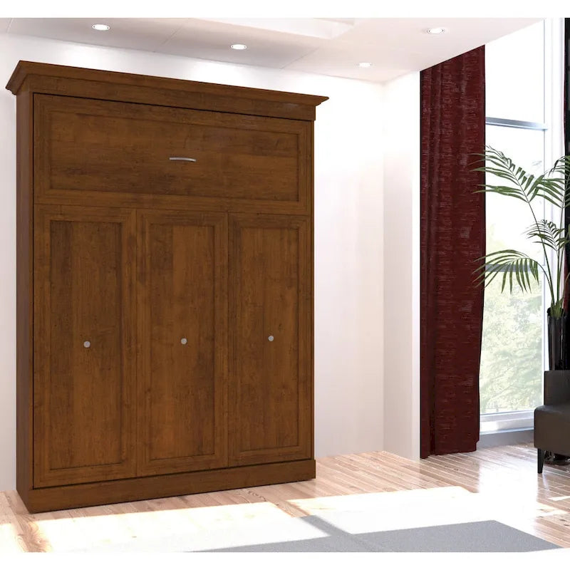 Versatile 70W Queen Murphy Bed for Multipurpose Room by Bestar