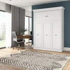 Versatile 70W Queen Murphy Bed for Multipurpose Room by Bestar