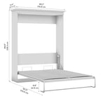 Versatile 70W Queen Murphy Bed for Multipurpose Room by Bestar