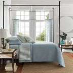 Andover Cream Linen Canopy Poster Bed by iNSPIRE Q Classic
