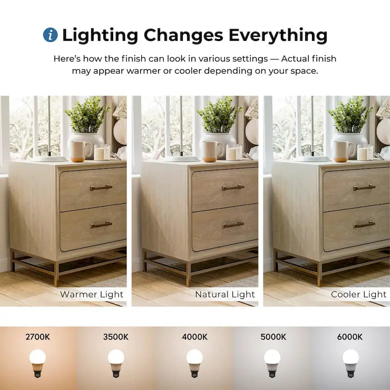 Furniture of America Drayden Transitional Oak Solid Wood 2-Drawer Nightstand with Metal Legs