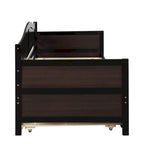 Twin Wooden Daybed with Trundle Bed