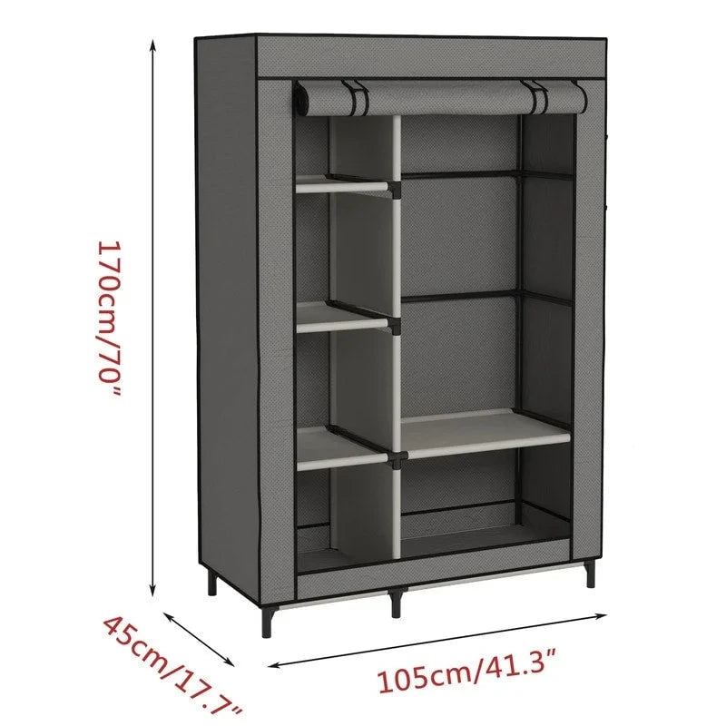Portable Closet Wardrobe Clothes Storage