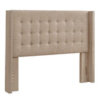 Melina Linen Tufted Wingback Headboard by iNSPIRE Q Bold