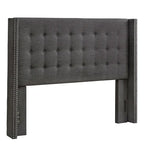 Melina Linen Tufted Wingback Headboard by iNSPIRE Q Bold