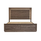 Horizons Graystone King Storage Bed