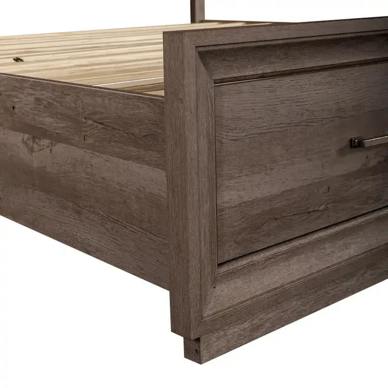 Horizons Graystone King Storage Bed