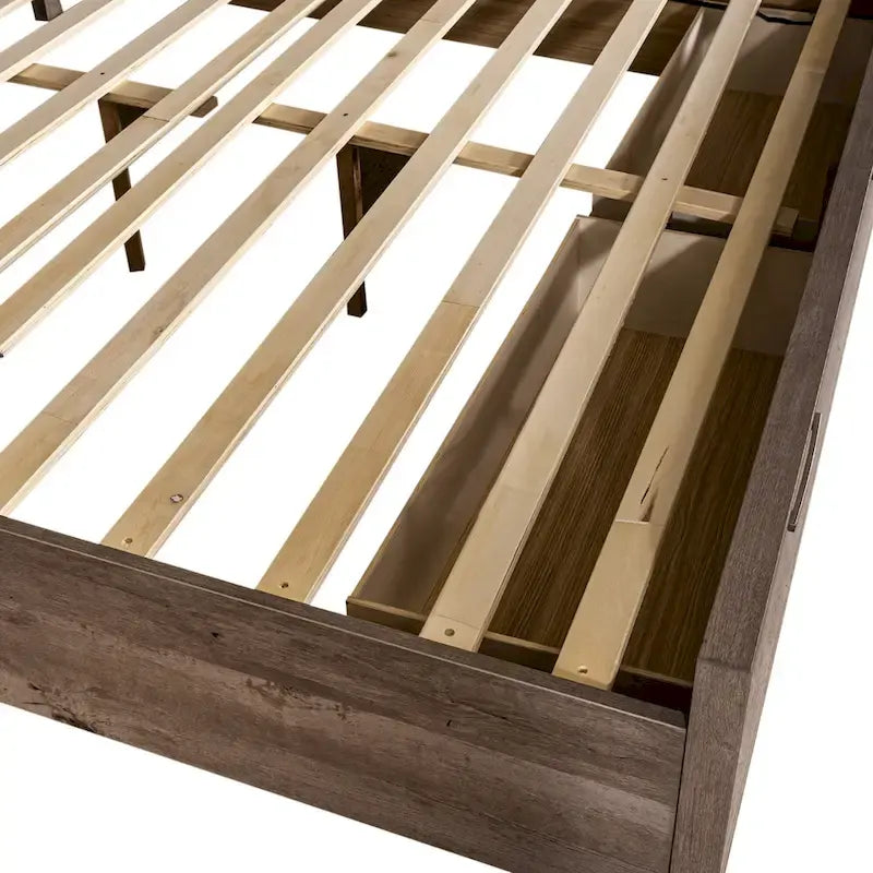 Horizons Graystone King Storage Bed