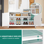Moasis Hall Tree and Coat Rack with Bench and Shoe Storage for Hallway Entryway